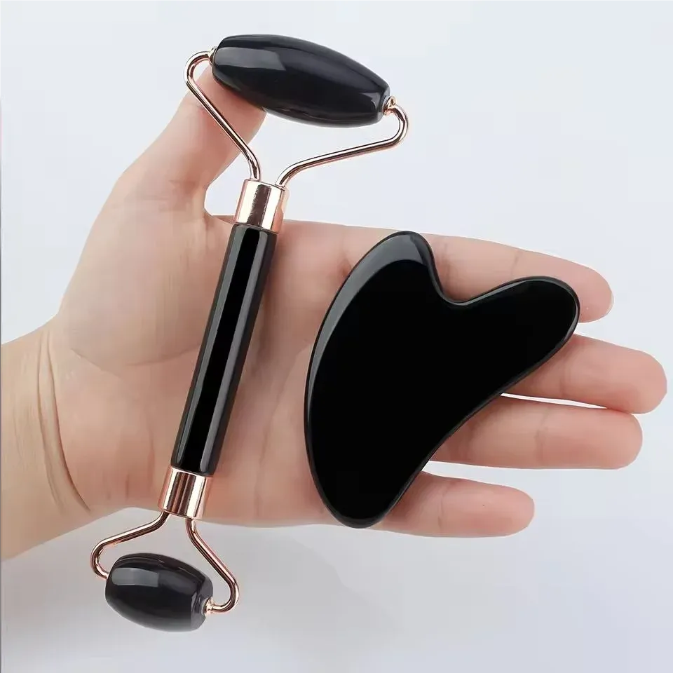 Ensemble de soin du visage et massage GuaSha