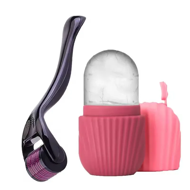 Ensemble de rouleaux de glace pour soins du visage