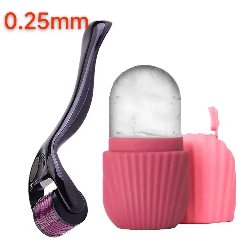 Ensemble de rouleaux de glace pour le visage 1, 2 ou 3 pièces, outils de massage GuaSha et contour du visage pour le soin de la peau 12