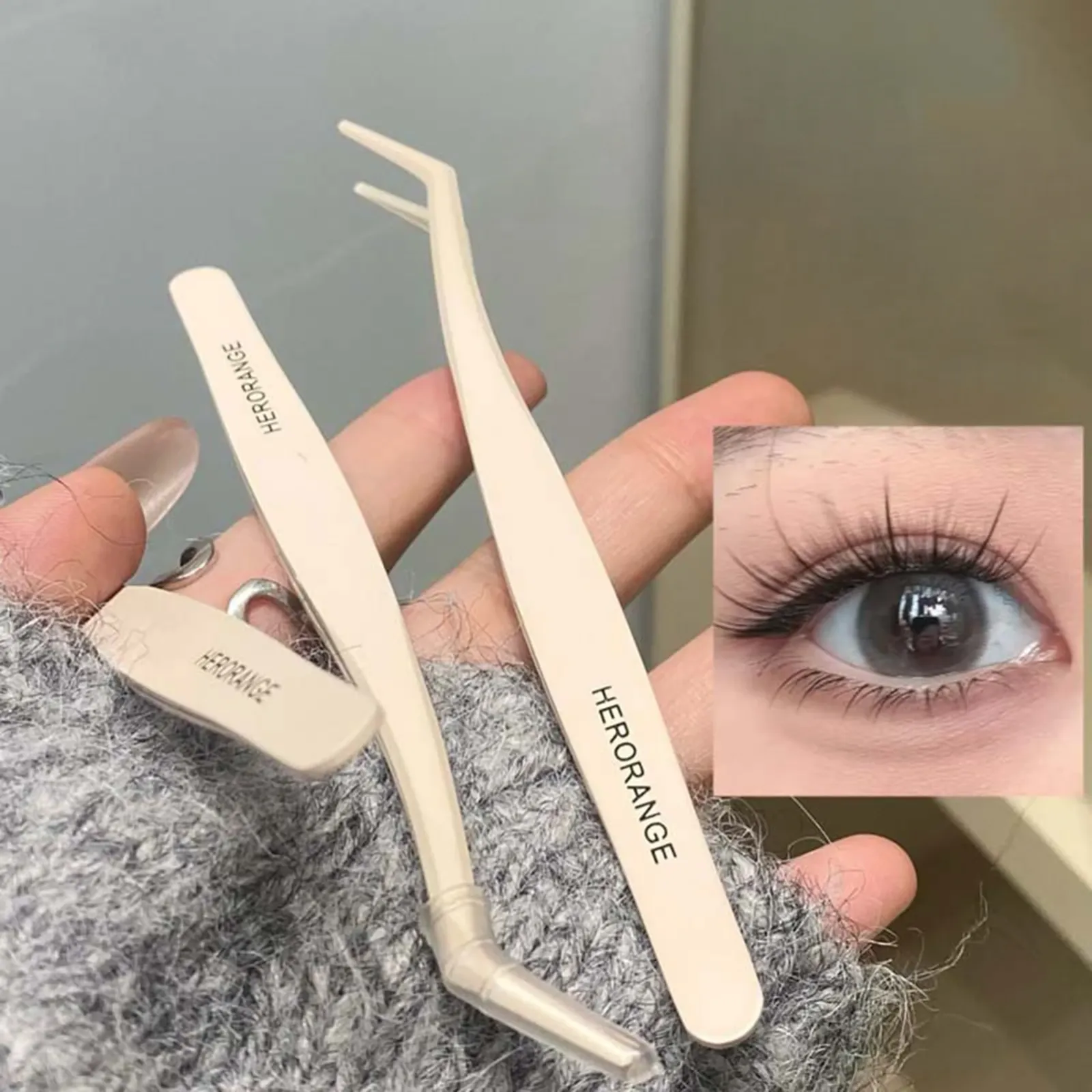 Pince à faux-cils inférieurs, présentation du produit
