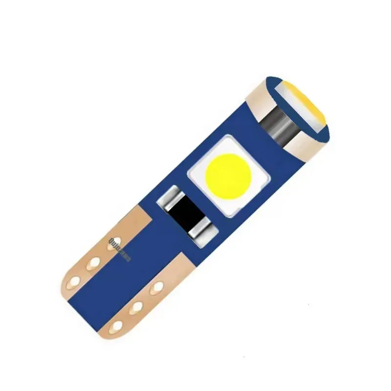 Ampoule LED T5 W3W W1.2W Canbus 12V pour tableau de bord et éclairage intérieur automobile, lot de 10 6