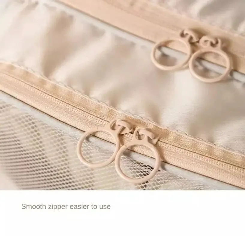 Sac à chaussures à trois couches, détail des coutures