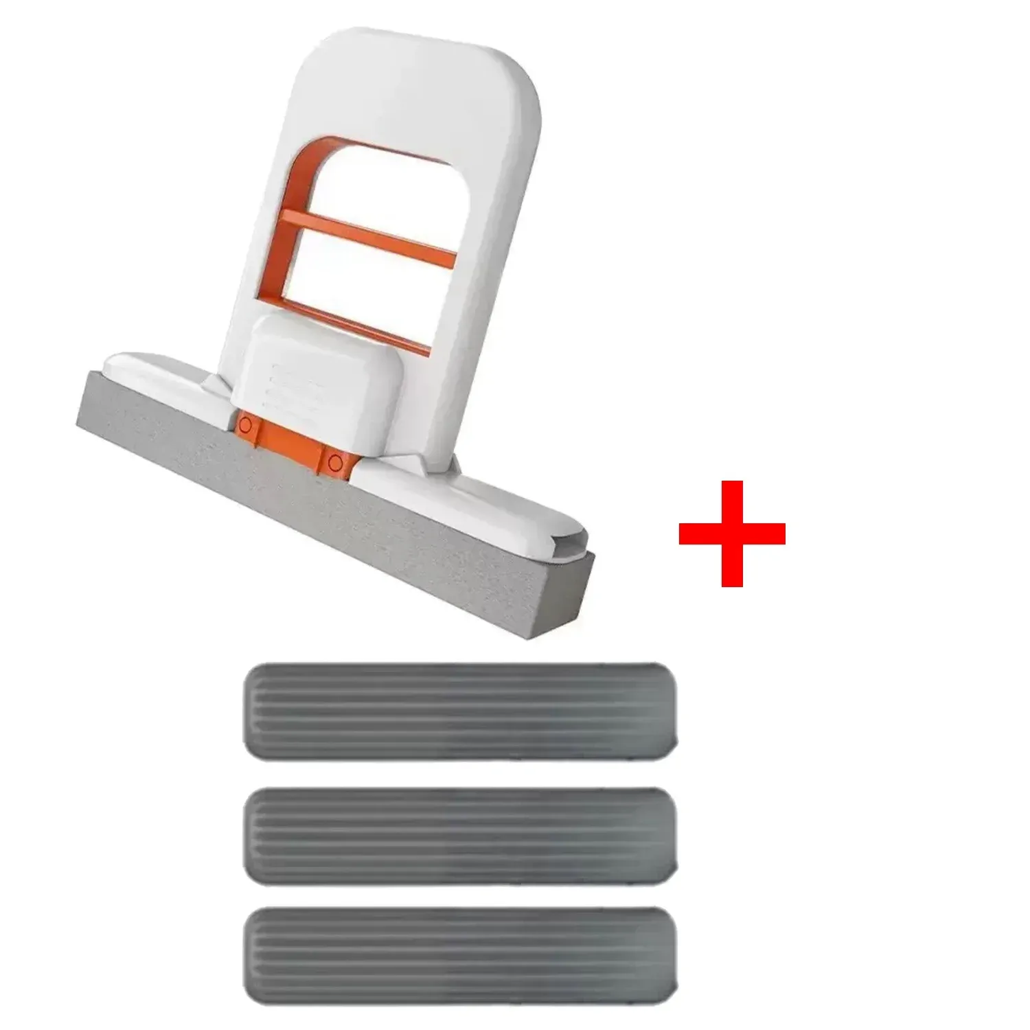 Lot de 2 à 8 éponges à serpillière auto-essorantes, mini serpillière à main pliable pour le nettoyage du bureau, de la salle de bain, de la cuisine et des vitres 9