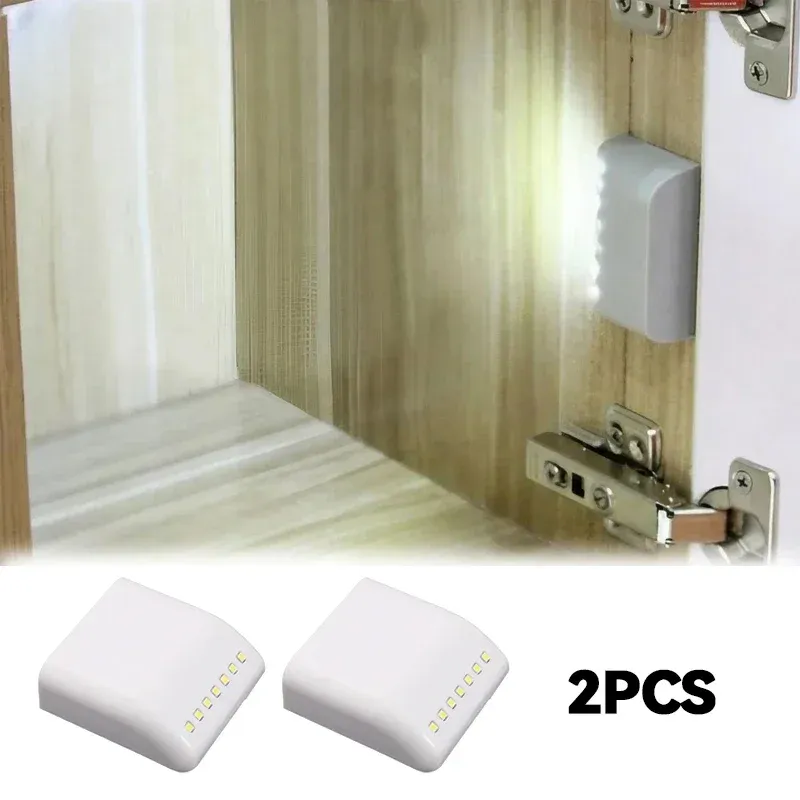 Lampe LED sans fil à détecteur de mouvement pour armoire, placard et penderie, à fixer sous l'étagère ou le tiroir, fonctionnant sur piles
