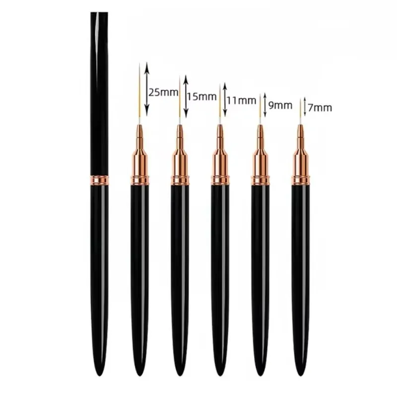 Pinceaux liner pour nail art, utilisation en manucure