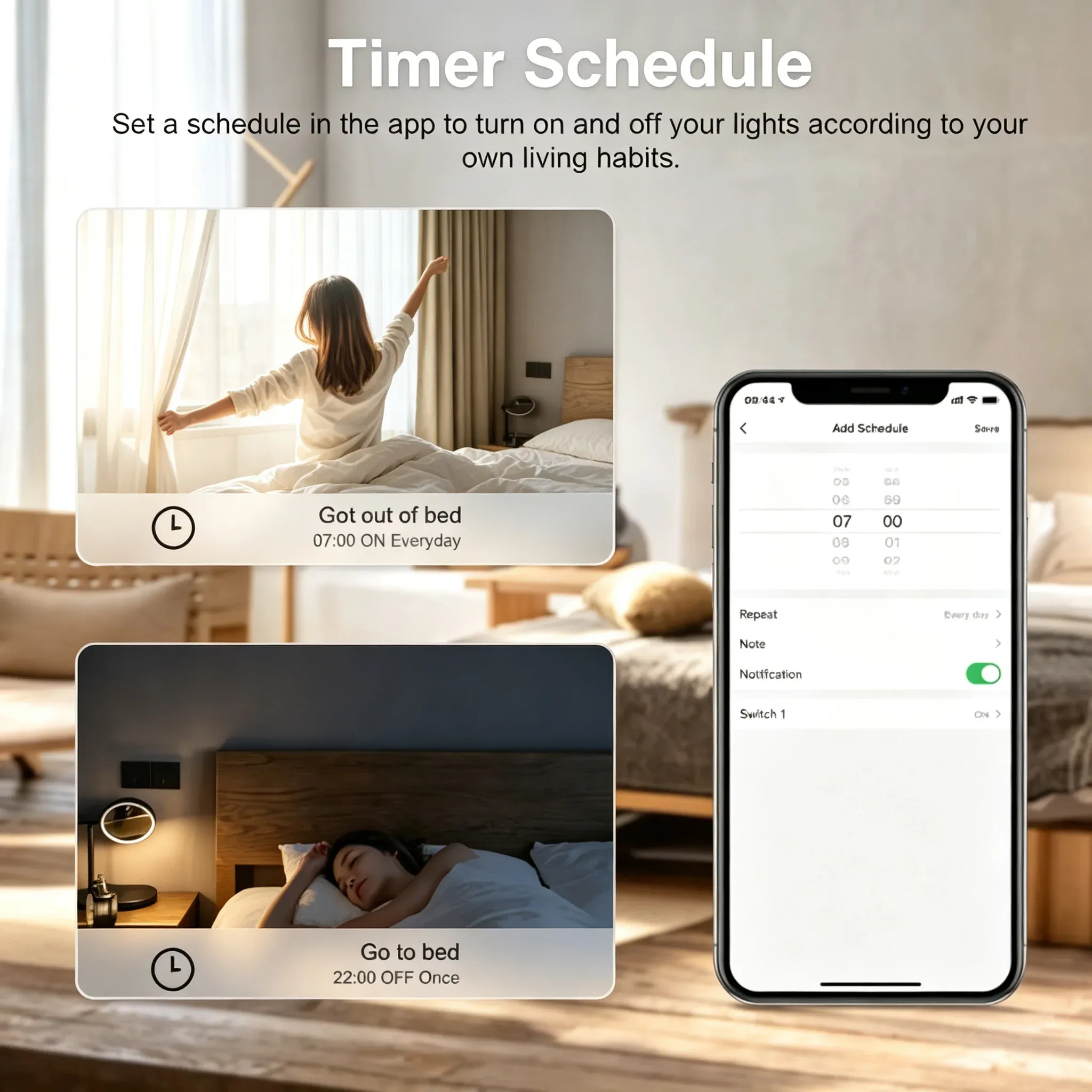 Module relais Wi-Fi intelligent 4 canaux, interrupteur sans fil 4 voies 7-32 V / 85-250 V, 220 V / 110 V, 2200 W, récepteur RF 433 MHz, compatible Tuya et Alexa 5