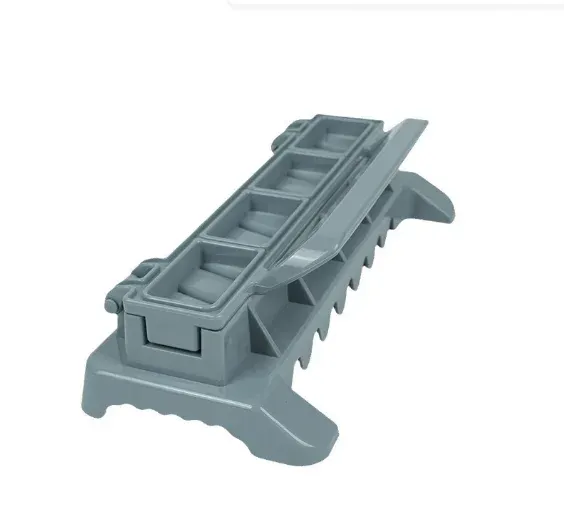 Machine à Kebab Monorangée, Presse à Brochettes de Viande pour Barbecue, Préparateur à Kebab Réutilisable en Plastique 13