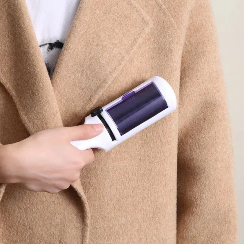 Brosse électrostatique pour vêtements, poils d'animaux et poussière, pour la maison, le bureau et les voyages 2