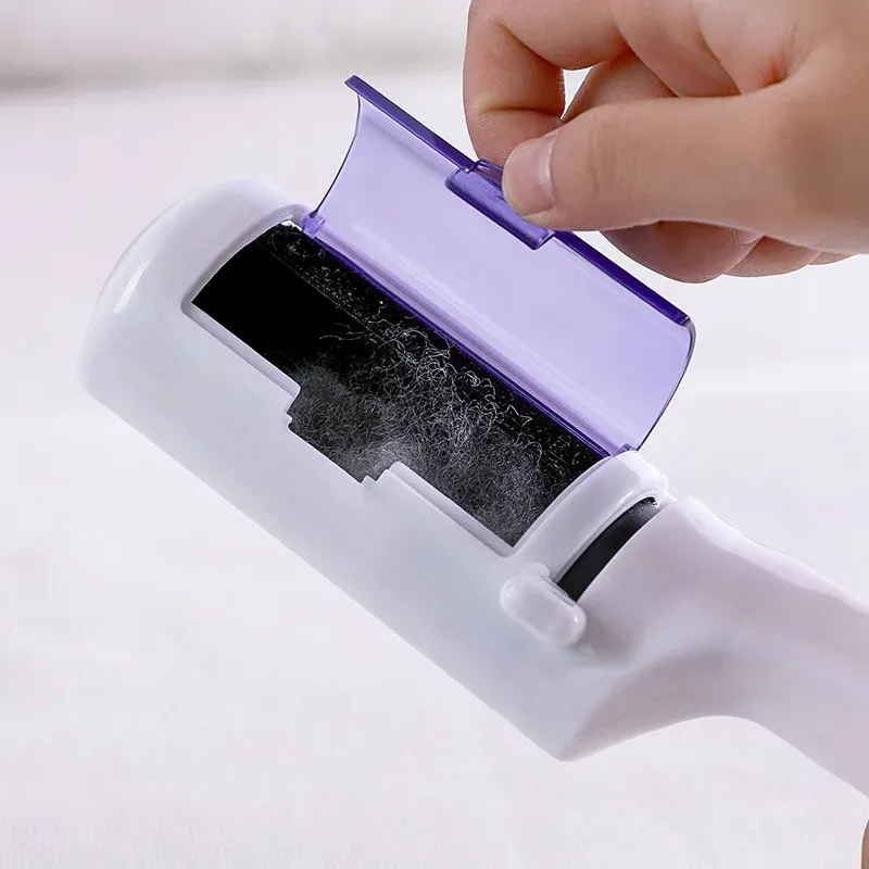 Brosse électrostatique pour vêtements, poils d'animaux et poussière, pour la maison, le bureau et les voyages 5