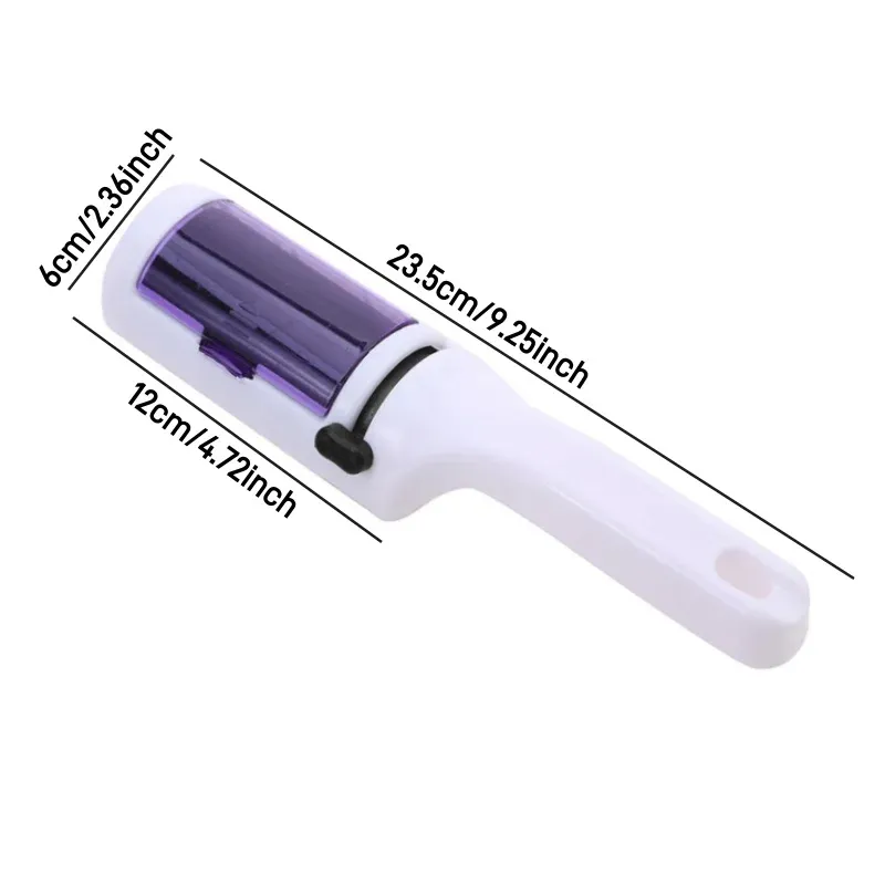 Brosse électrostatique pour vêtements, poils d'animaux et poussière, pour la maison, le bureau et les voyages 6