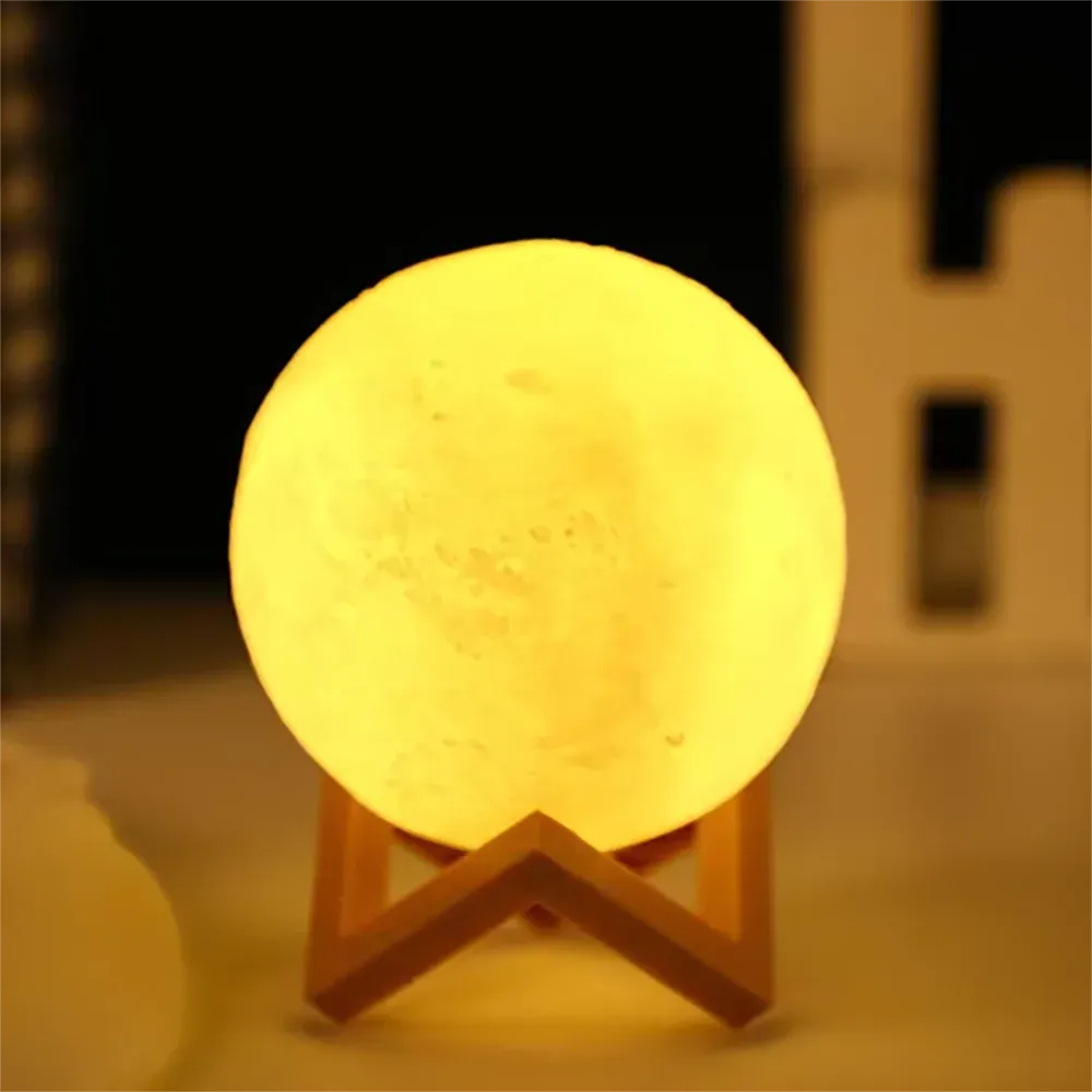 Veilleuse lune, éclairage doux