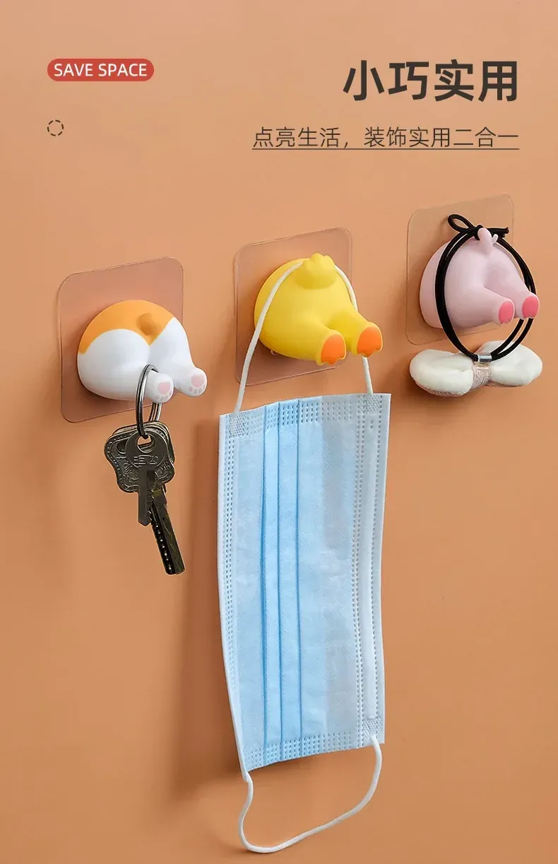 Porte-brosse à dents queue d'animal, finitions soignées