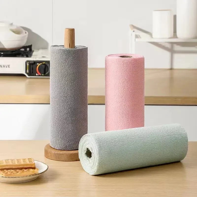 Rouleau de serviette en microfibre, lavable et réutilisable, à séchage rapide 5
