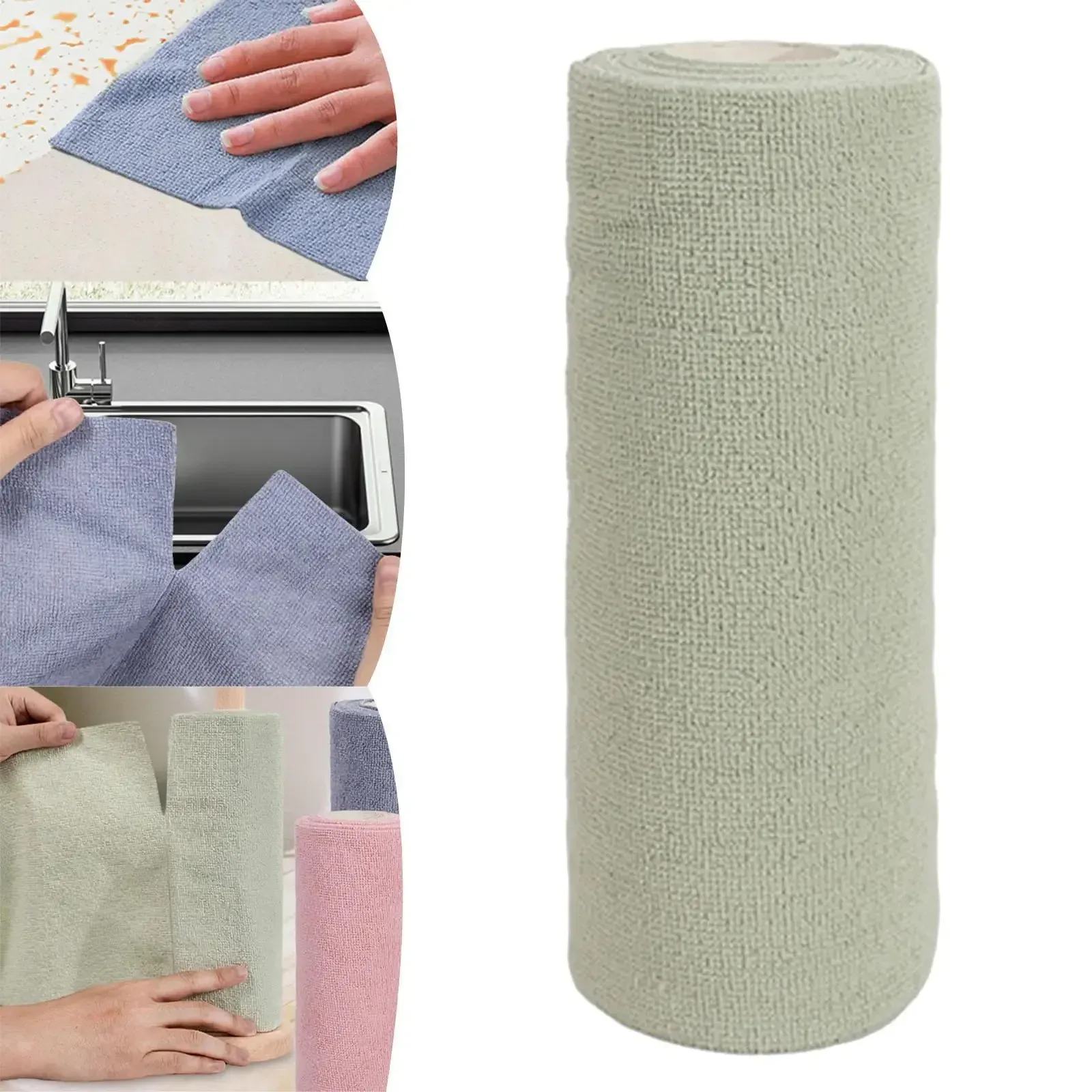 Chiffon en microfibre utilisé pour essuyer une surface