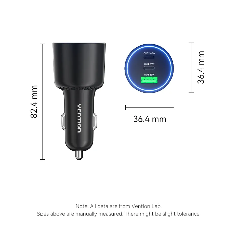 Vue complémentaire du chargeur de voiture