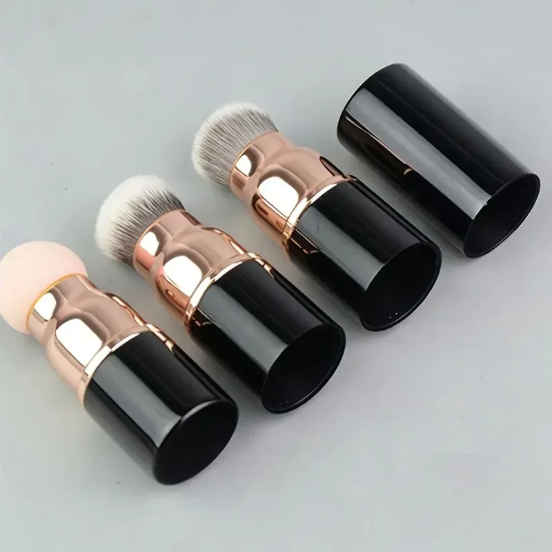 Ensemble de pinceaux de maquillage portable avec couvercle