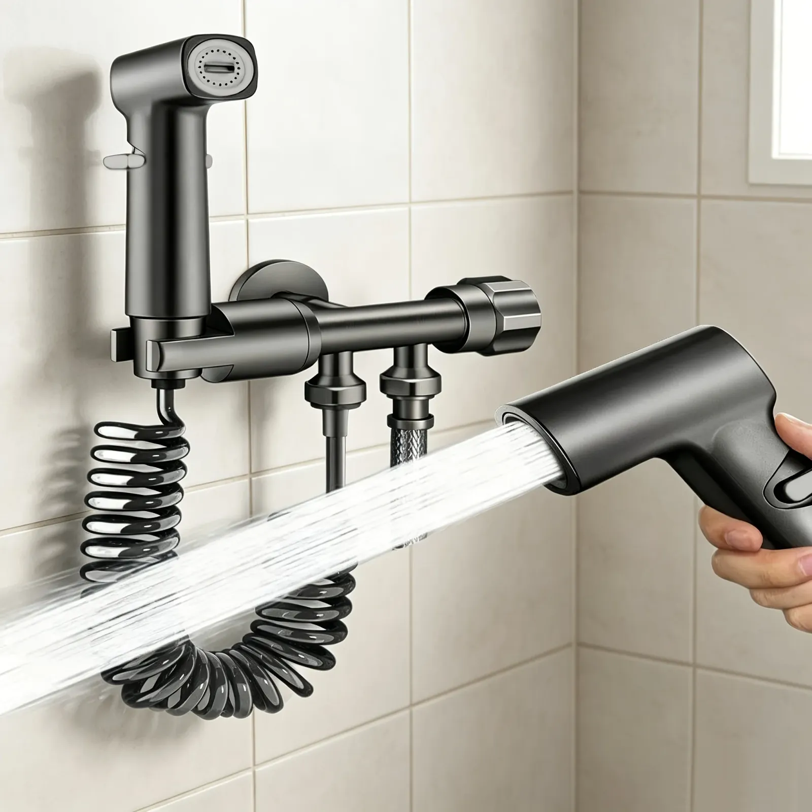 Pulvérisateur de bidet portatif, présentation
