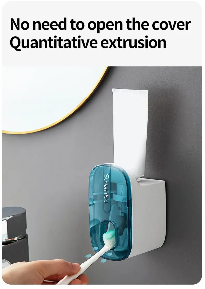 Distributeur de dentifrice mural dans un intérieur moderne
