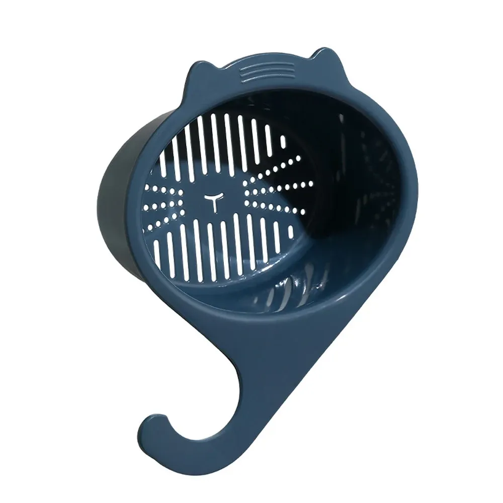 Panier de vidange en forme de chat, ambiance cuisine moderne