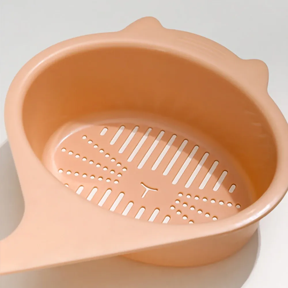 Panier de vidange en forme de chat, facilité de nettoyage
