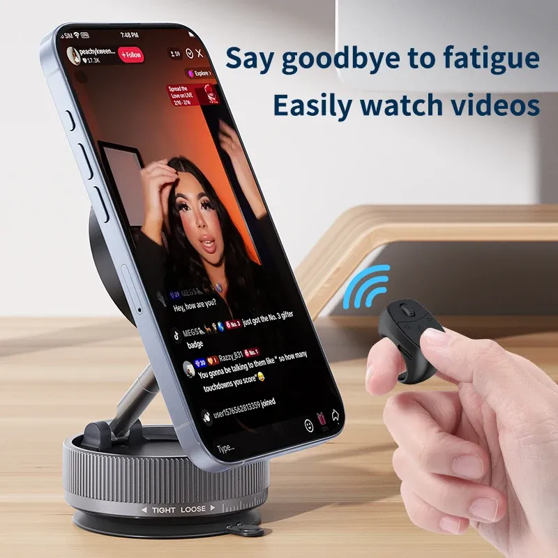 Télécommande Bluetooth sans fil pour smartphone avec anneau de défilement et déclencheur de page, idéale pour les voyages 6