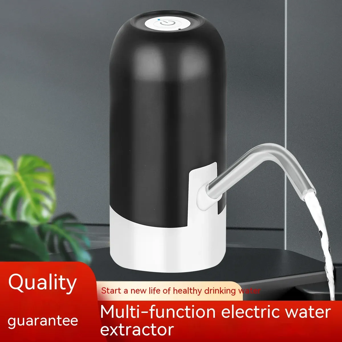 Distributeur électrique portable d'eau potable pour bonbonne de 5 gallons, pompe à eau rechargeable par USB 2