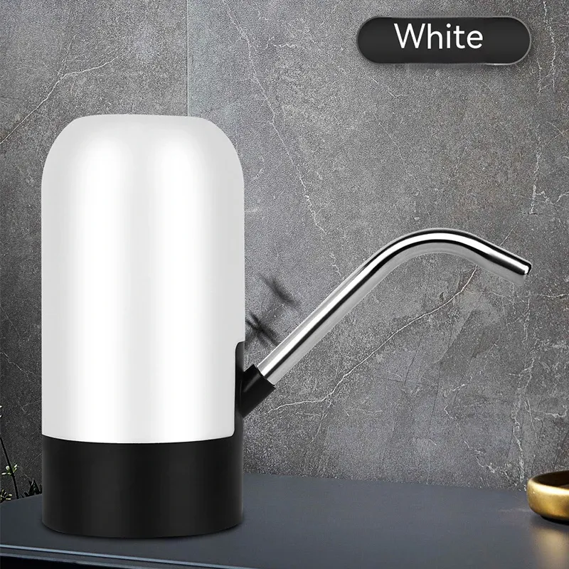 Distributeur électrique portable d'eau potable pour bonbonne de 5 gallons, pompe à eau rechargeable par USB 6