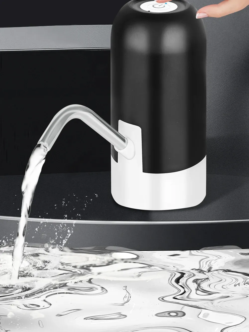 Distributeur d'eau en situation d'utilisation