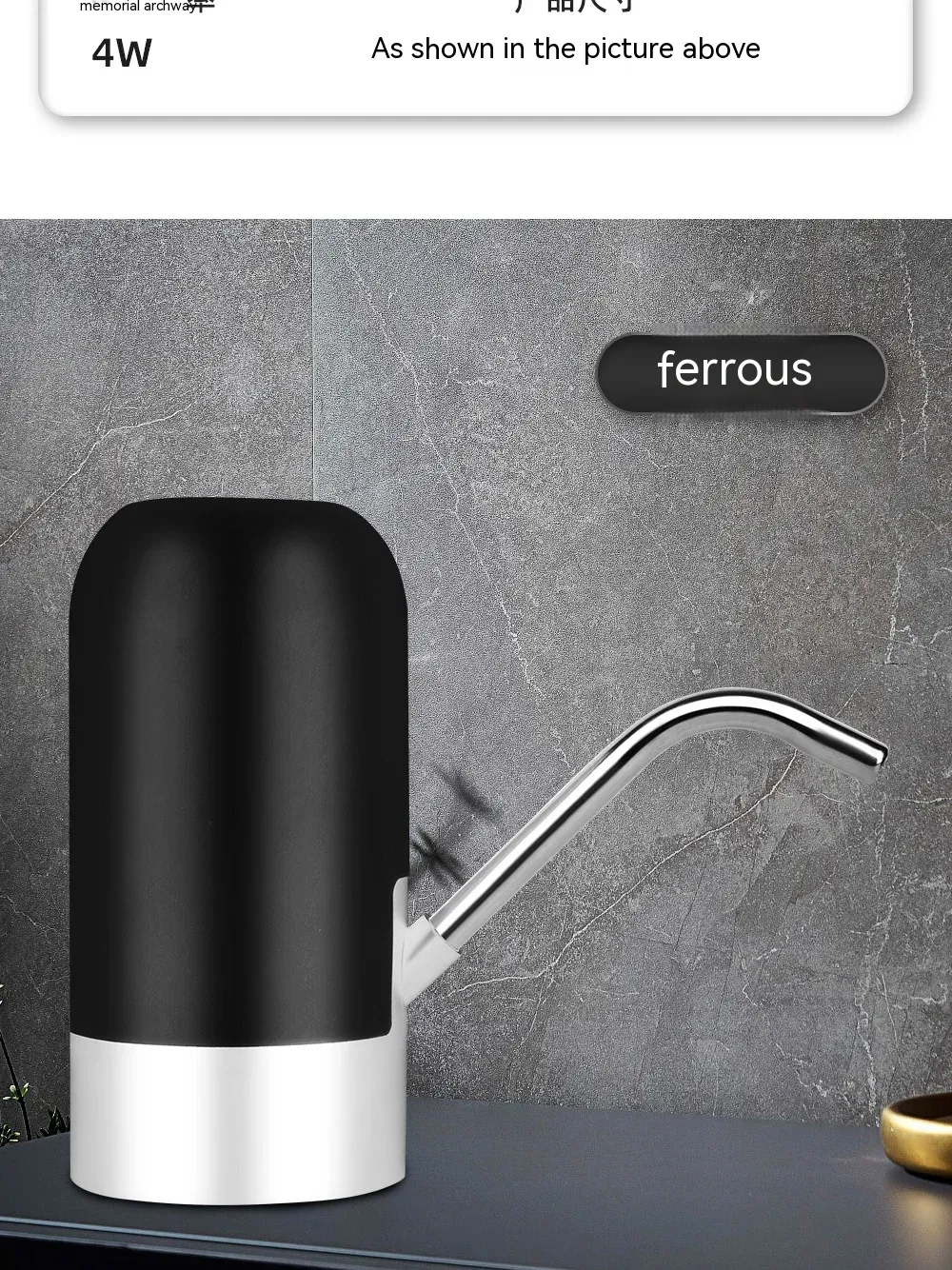 Distributeur d'eau, vue détaillée