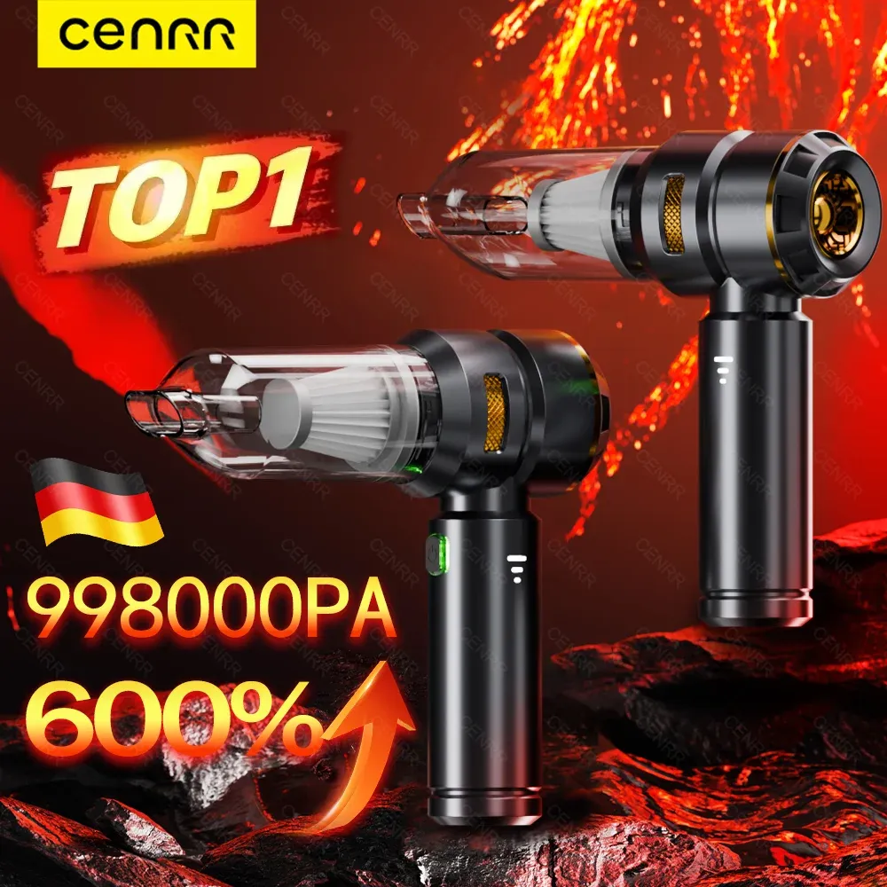 Aspirateur de voiture CENRR 998000 PA, aspirateur à main portable sans fil, puissant et compact 1