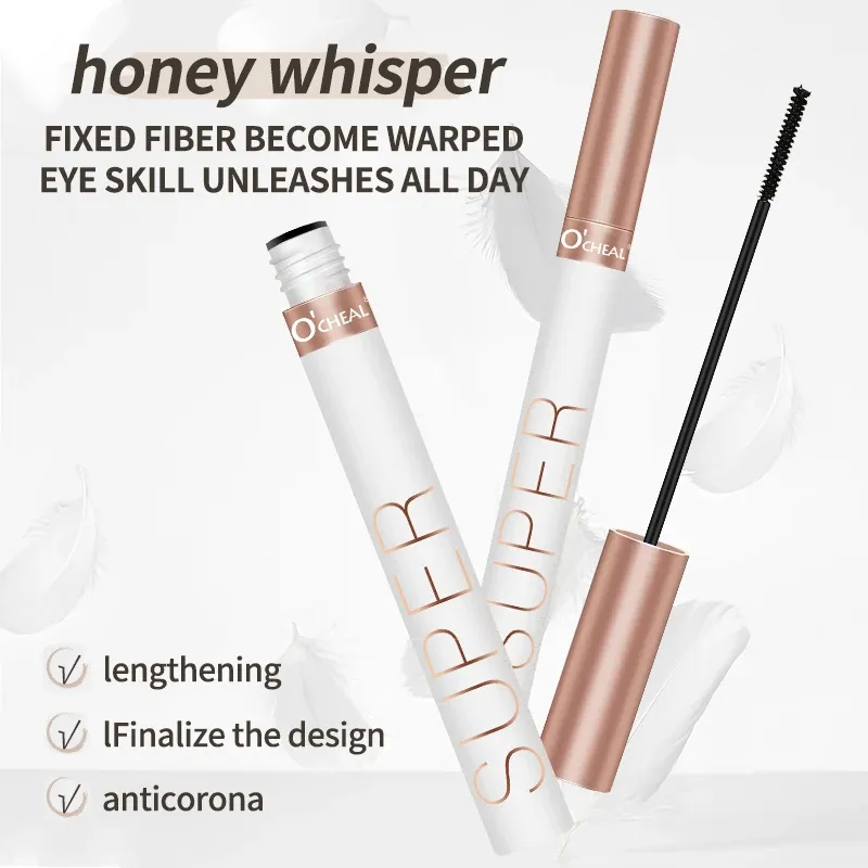 Mascara Noir 3D Volume et Courbure, Effet Cils Épais et Allongés, Brosse en Soie 2