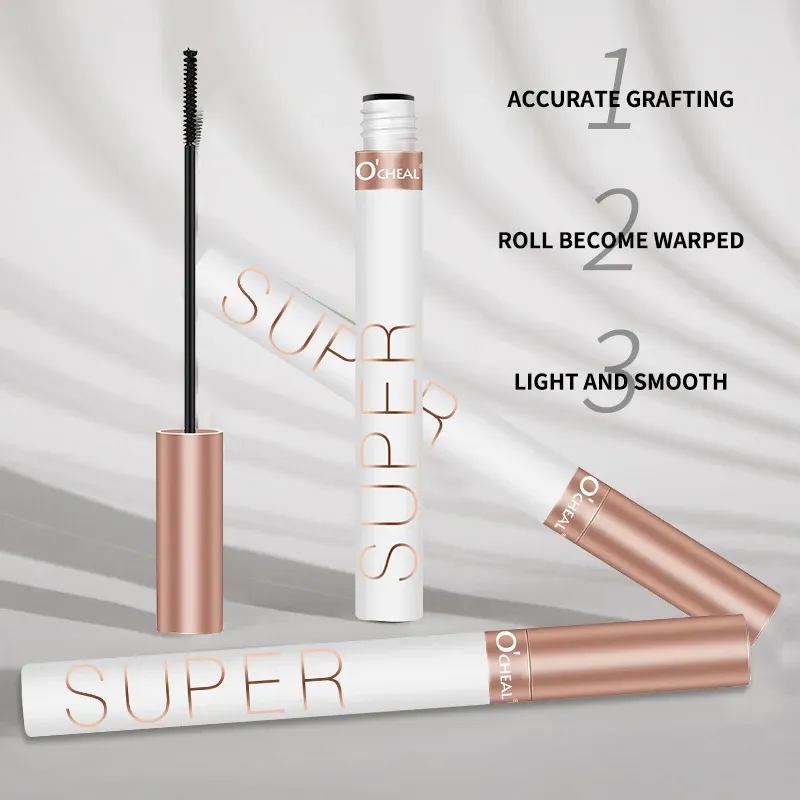 Mascara Noir 3D Volume et Courbure, Effet Cils Épais et Allongés, Brosse en Soie 6