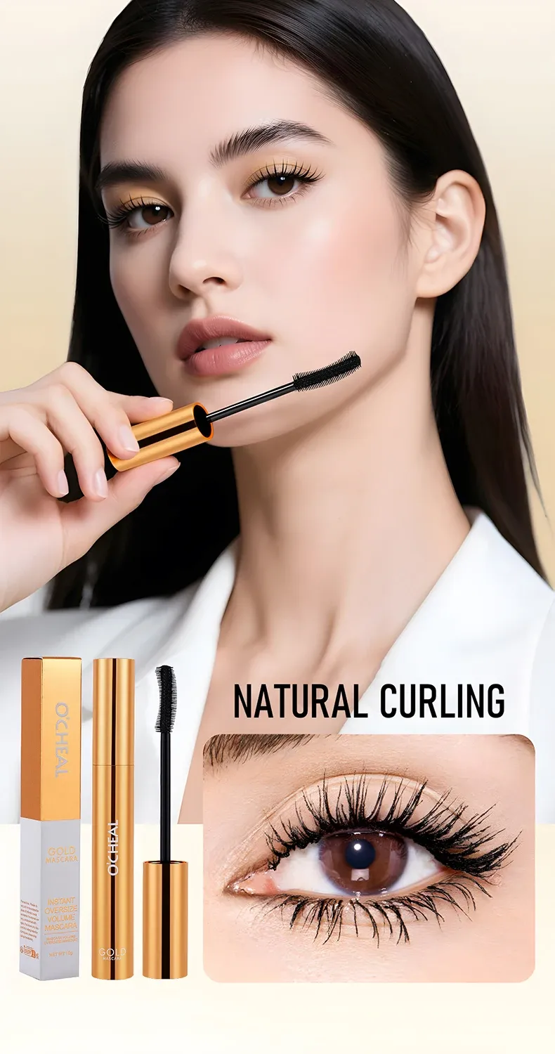 Application du mascara O'cheal sur les cils