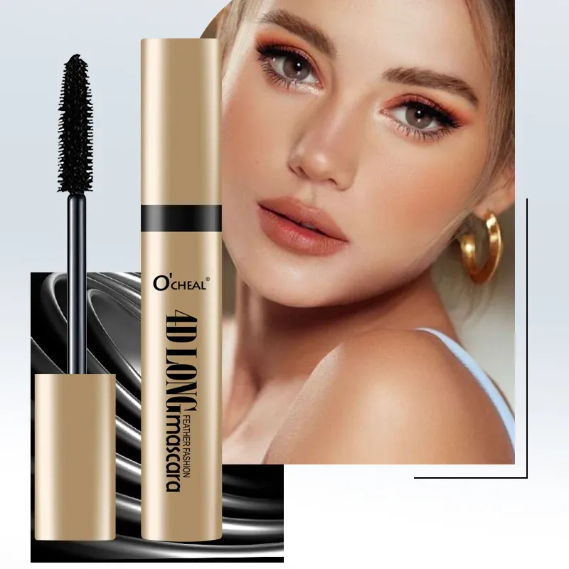Mascara Noir 3D Volume et Courbure, Effet Cils Épais et Allongés, Brosse en Soie 9