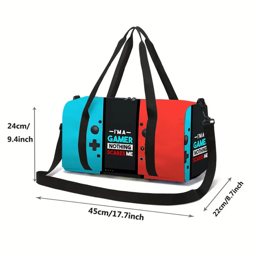 Grand sac de voyage pour console de jeux, sac fourre-tout multifonctionnel, sac à main imperméable, sac de sport pour garçons et filles, sac de fitness pour enfants 2