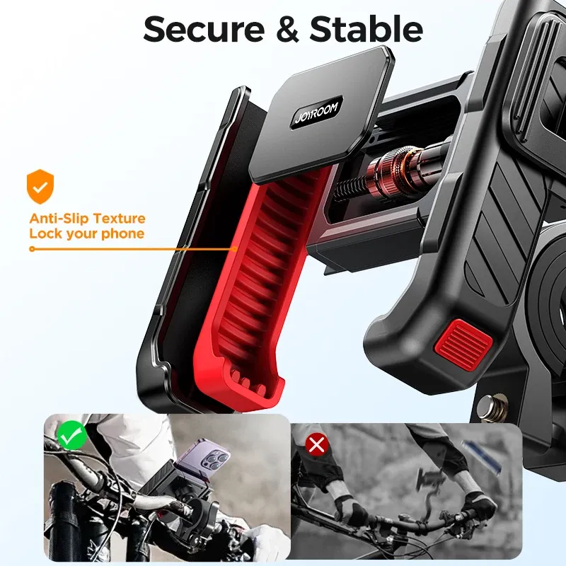 Support de téléphone universel pour vélo et moto, support antichoc, utilisation à une main, 2024-7" – 4.7" 3
