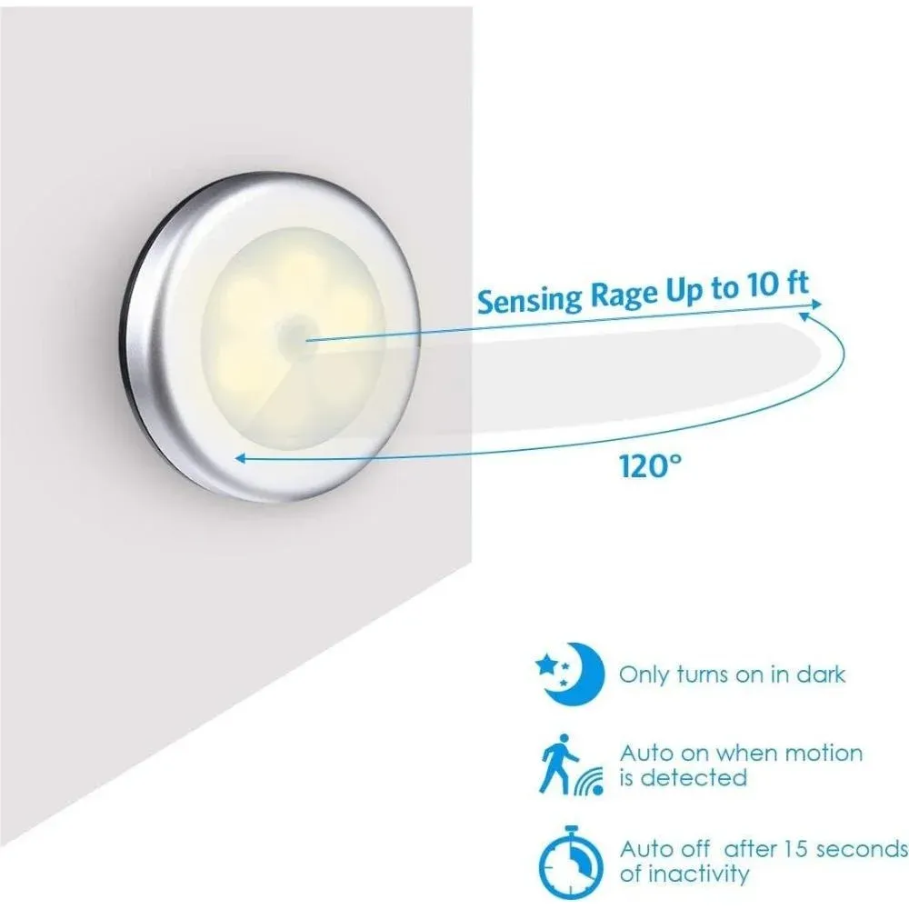 Détail de la lampe LED à détecteur de mouvement dans un intérieur chaleureux