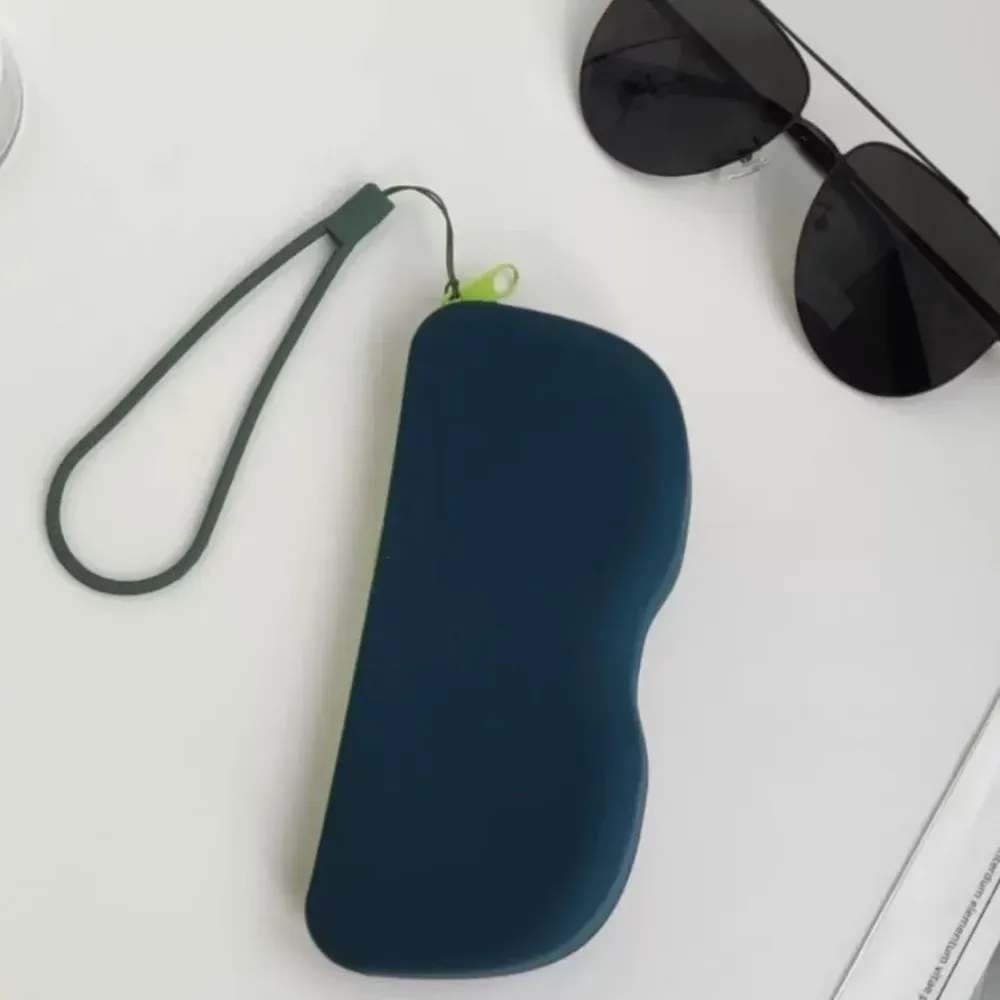 Étui à lunettes en silicone étanche et anti-poussière, pochette multifonctionnelle 4