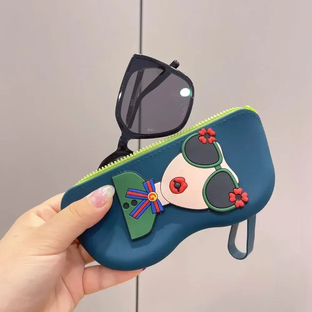 Étui à lunettes en silicone étanche et anti-poussière, pochette multifonctionnelle 6