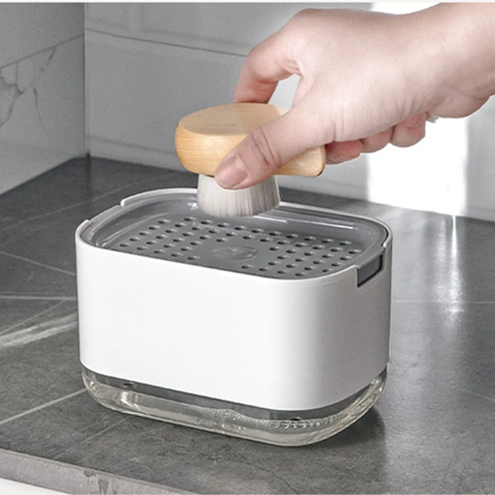 Distributeur de savon Regina sur un plan de travail
