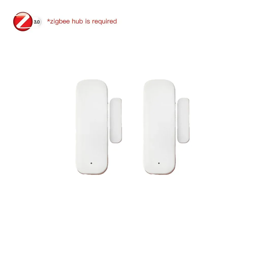 Capteur de porte/fenêtre Zigbee, capteur magnétique sans fil pour sécurité domestique intelligente, compatible Tuya et Zigbee2MQTT 8