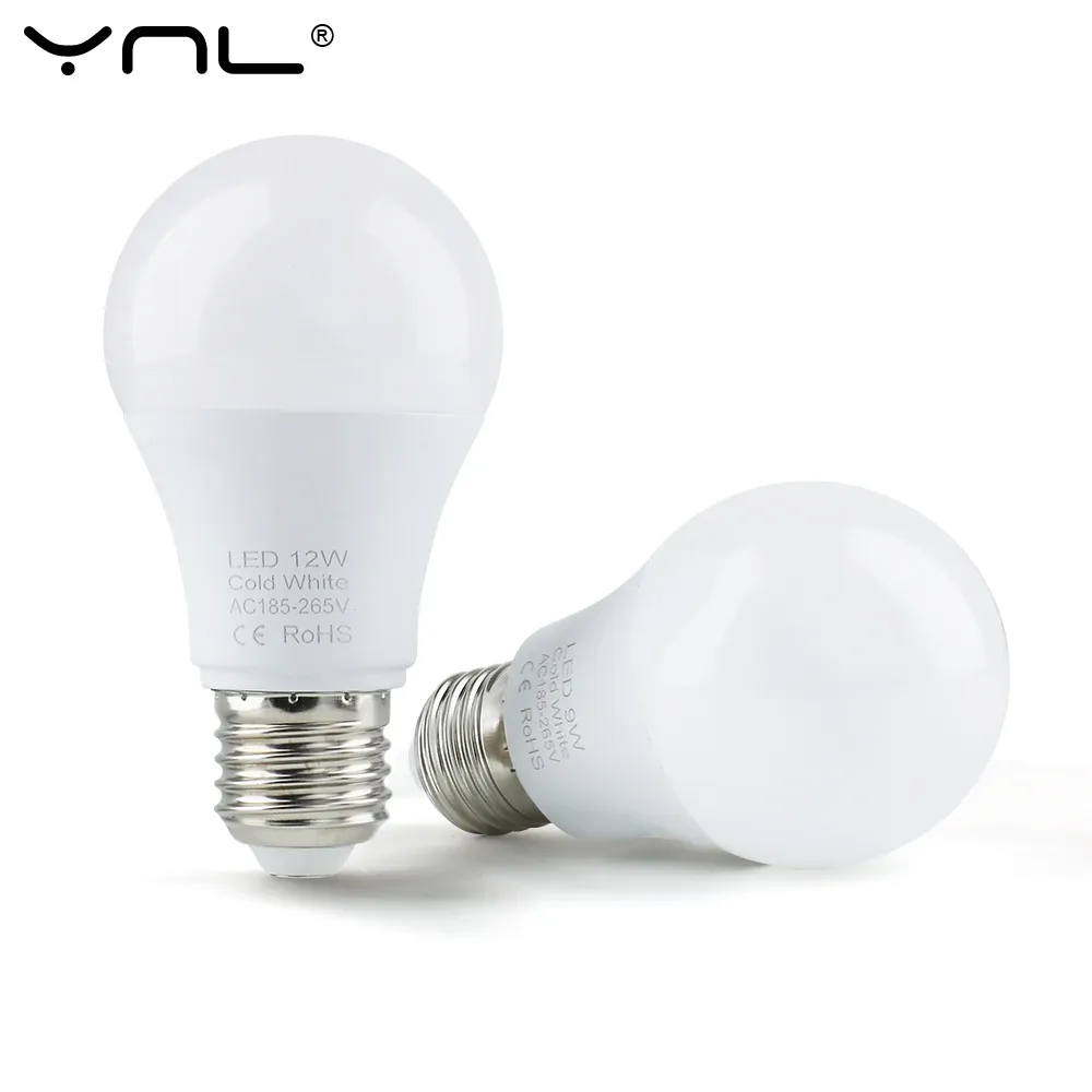 Ampoules LED E27 de 3 W à 18 W, 220-240 V, circuit intégré intelligent, haute luminosité, Illa