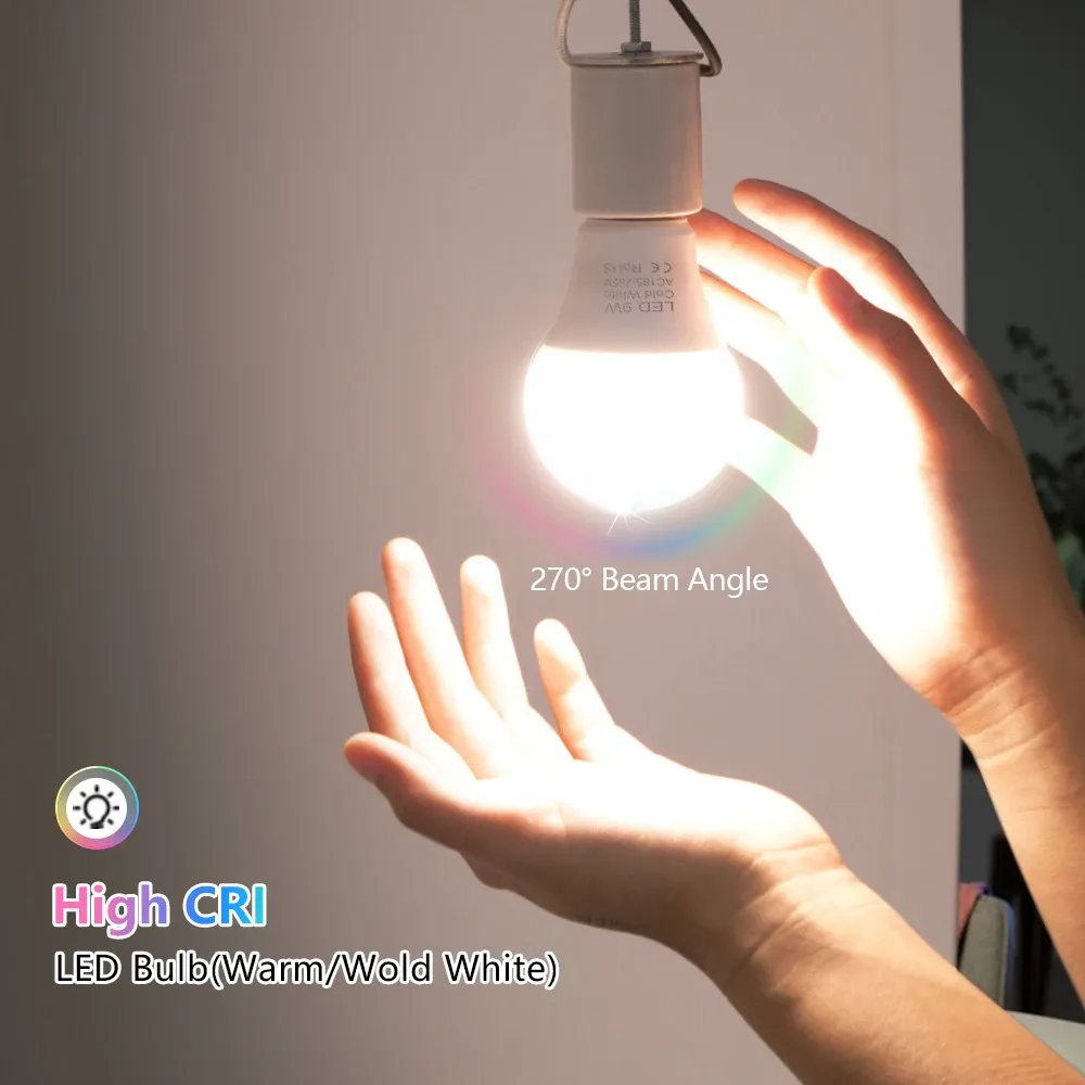 Ampoules LED E27 de 3 W à 18 W, 220-240 V, circuit intégré intelligent, haute luminosité, Illa 5