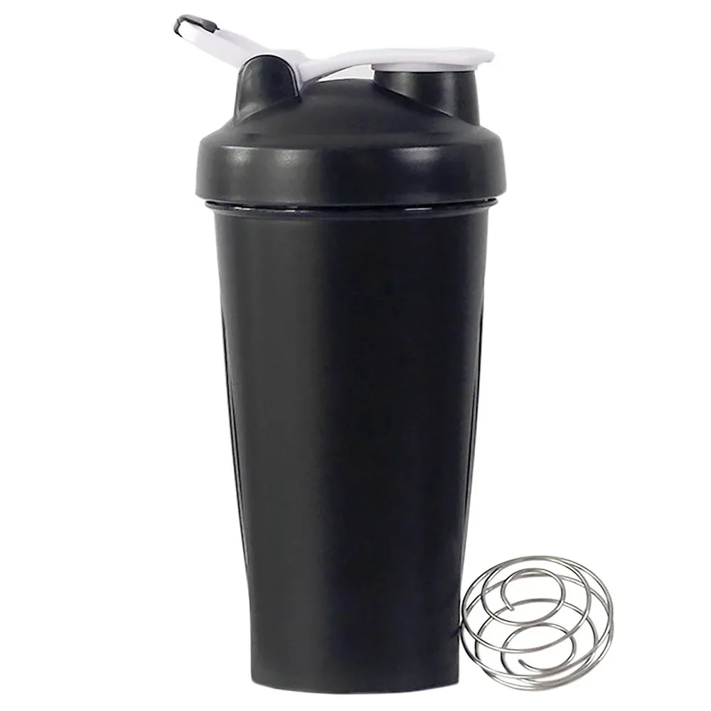 Shaker à protéines portable 600 ml avec fouet à fil 5