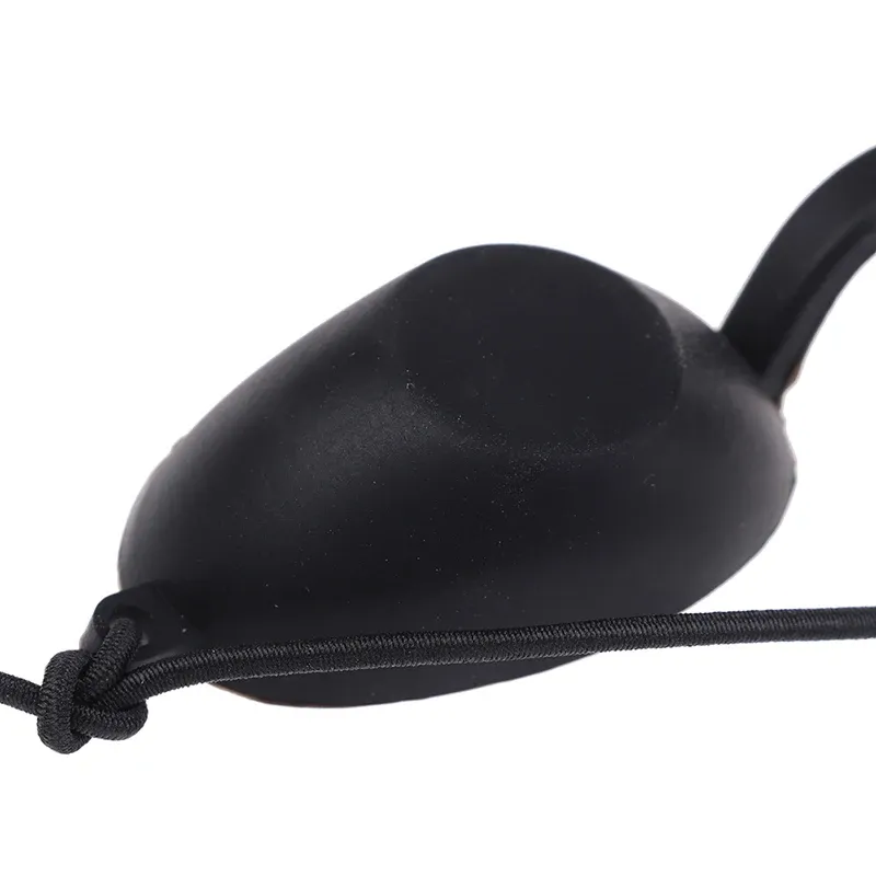 Lunettes de protection laser noires, vue de face