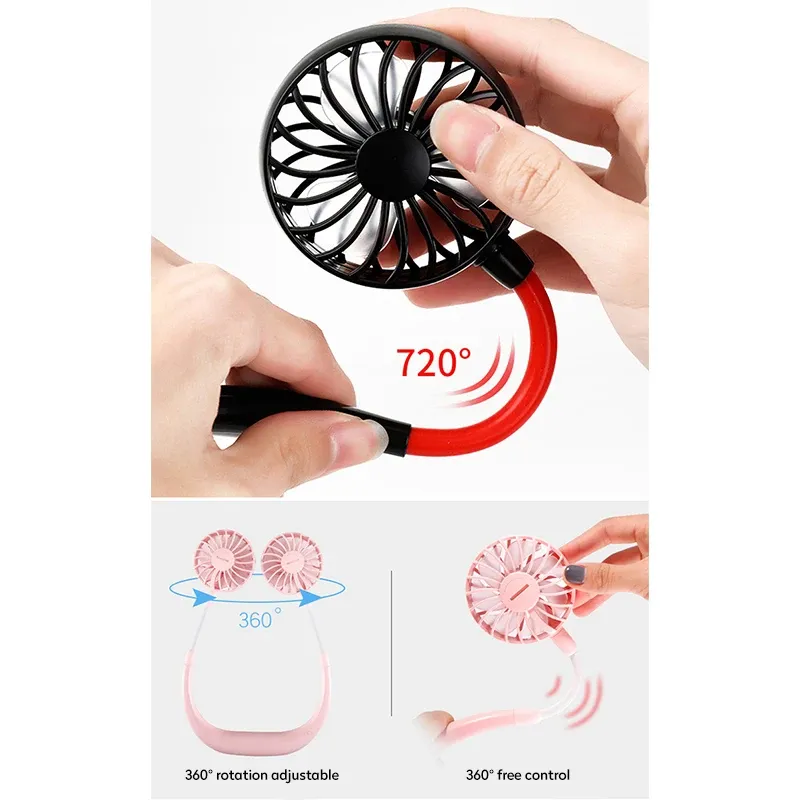 Ventilateur de cou portable utilisé en extérieur
