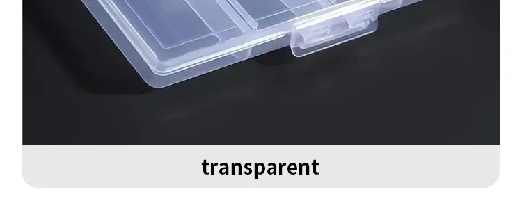 Boîte de rangement à bijoux transparente, vue complémentaire