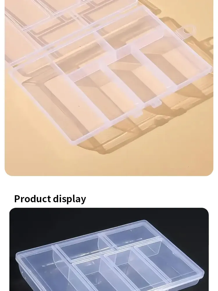 Boîte de rangement à bijoux transparente, usage au quotidien