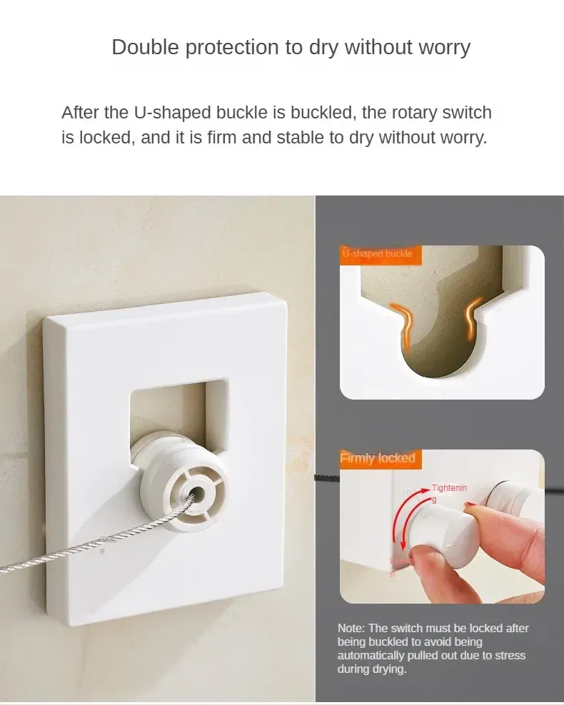 Étendoir installé dans un intérieur