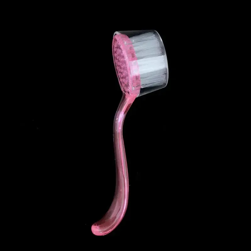 Brosse de nettoyage pour nail art avec capuchon, nettoyeur de poussière pour ongles et orteils 2